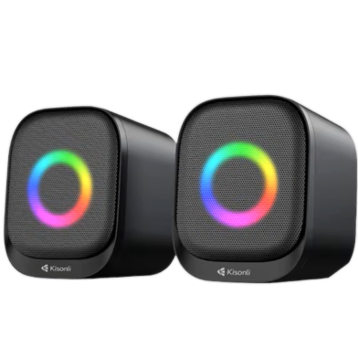 Enceinte PC Kisonli X36 RGB – vue 2
