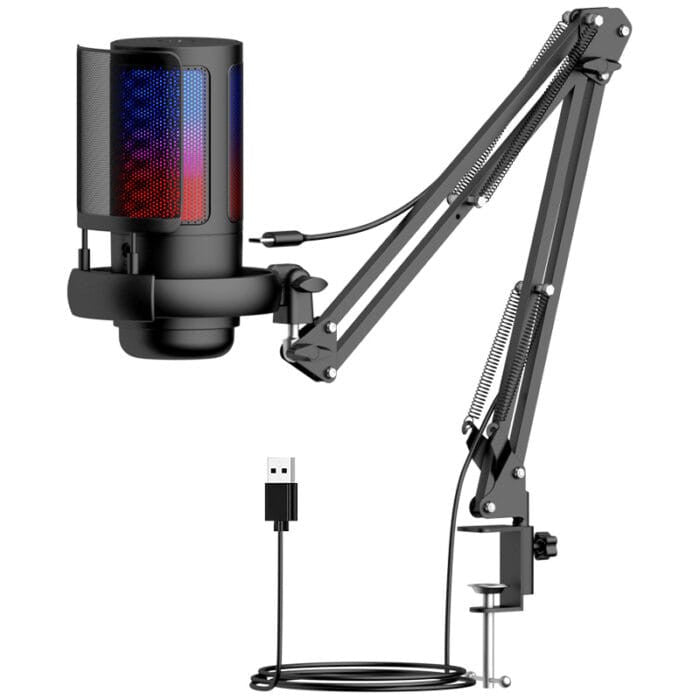 Micro USB gaming ME6S RGB – vue 1