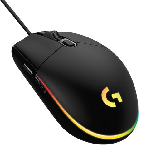 Souris gaming Logitech G102 LightSync RGB noire – vue 1