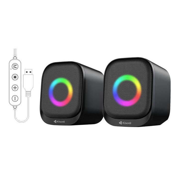 Enceinte PC Kisonli X36 RGB