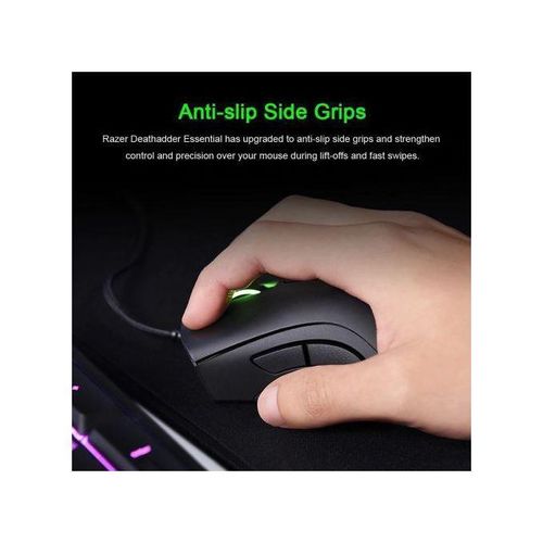 Razer DeathAdder Chroma, vue de profil