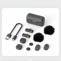 Micro sans fil double 3-en-1 avec récepteur Lightning et USB-C