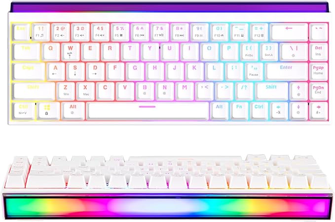 Clavier mécanique GK68 65 % hot-swap RGB