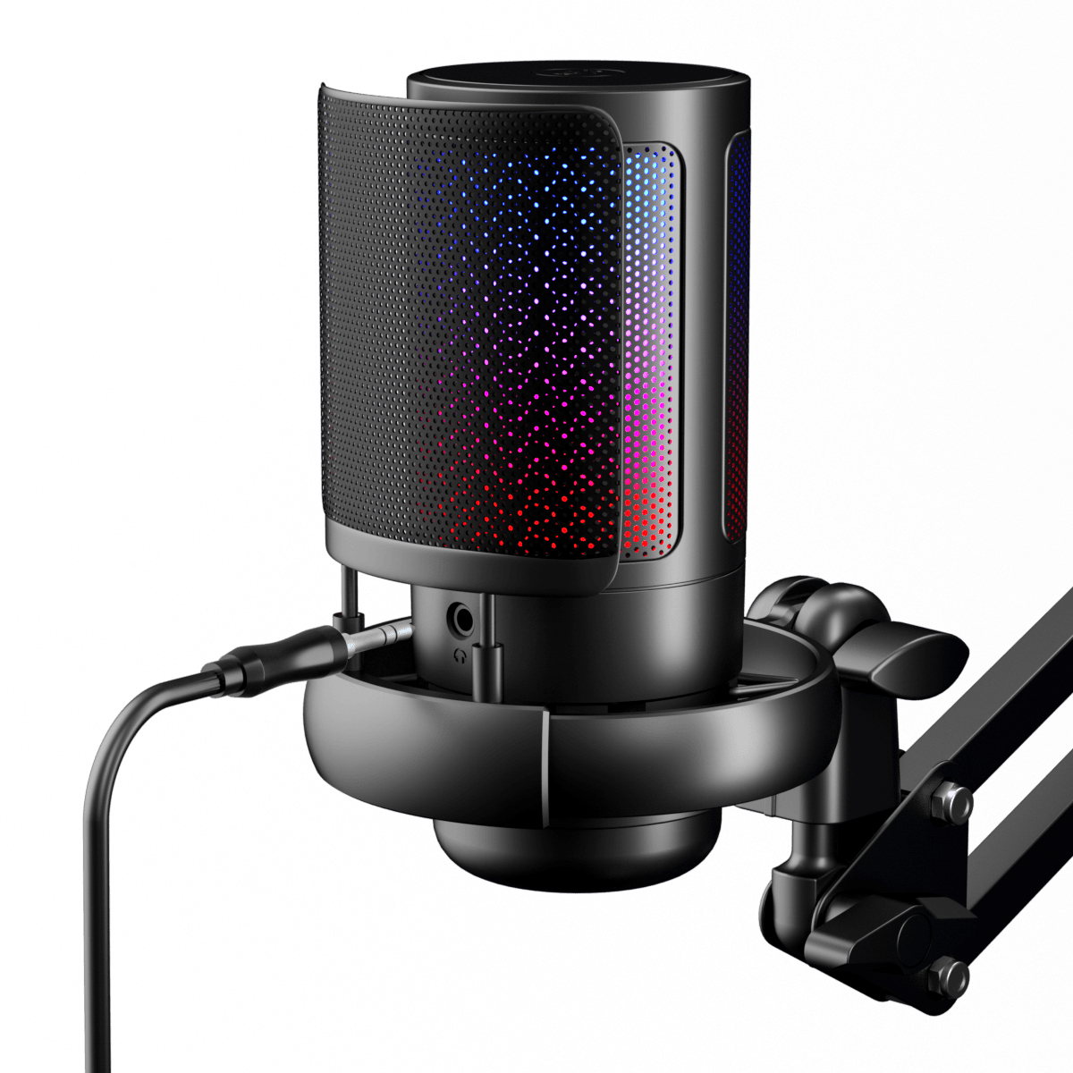 Micro USB gaming ME6S RGB – vue 2