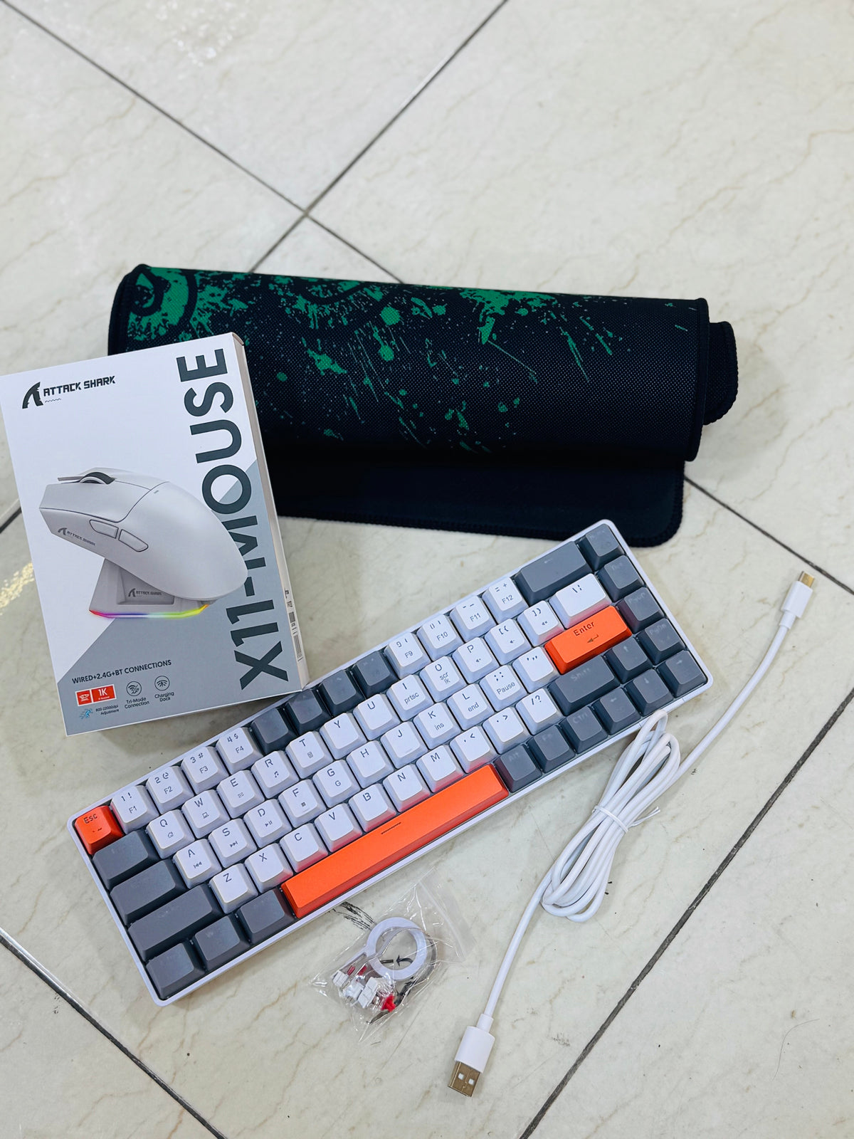 Pack gaming clavier, souris et tapis de souris – vue 2