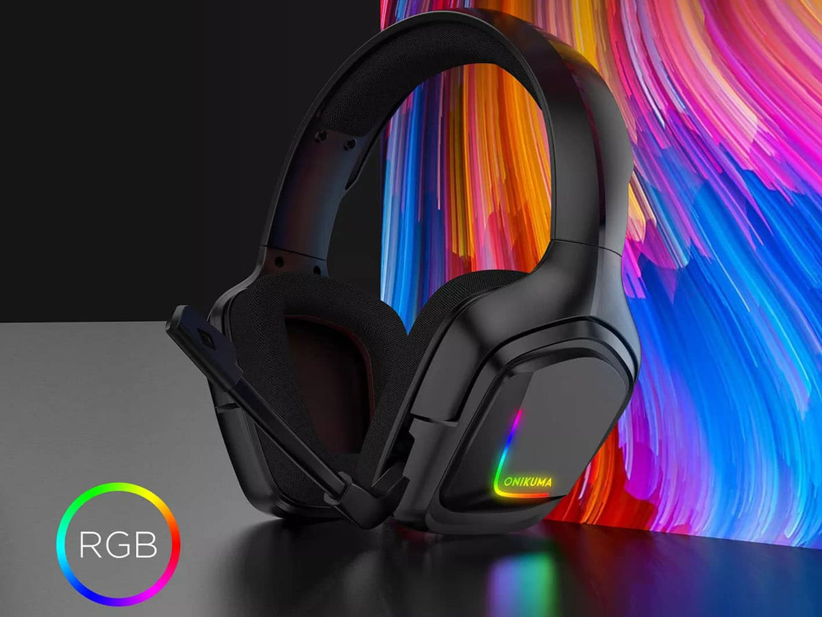 Casque gaming filaire Onikuma K20 RGB – vue 3