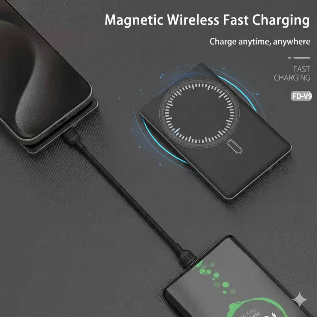 Batterie externe magnétique Fast Digital FD-V9 – vue 2