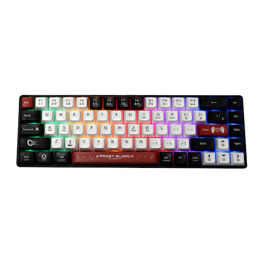 Clavier mécanique Jedel KL68 61 touches RGB – vue 3
