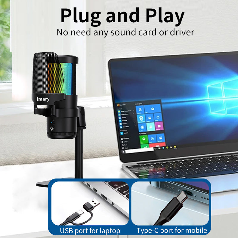 Micro USB-C JMARY MC-PW13 RGB – vue 5