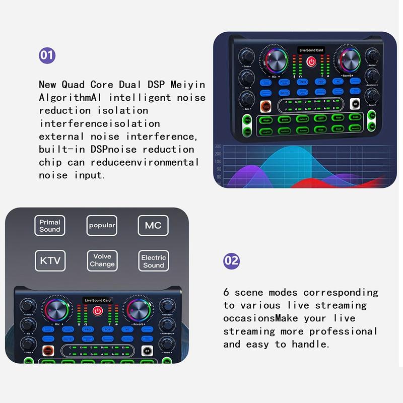 Carte son sans fil X60L pour live et podcast – vue 4