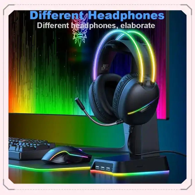 Casque gaming RGB Onikuma X33 – vue 3