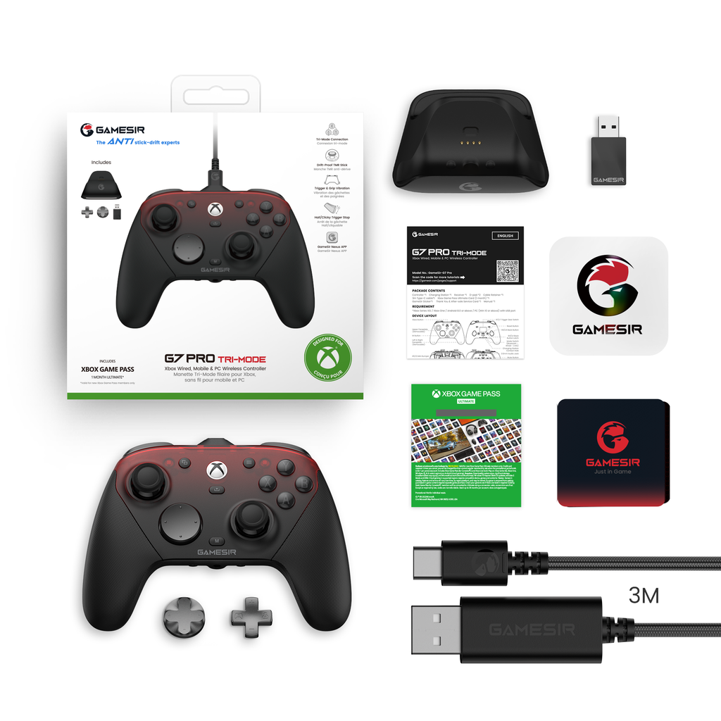 Manette GameSir G7 Pro noire – vue 2