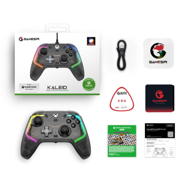 Manette filaire GameSir K1 Kaleid Xbox RGB – vue 4