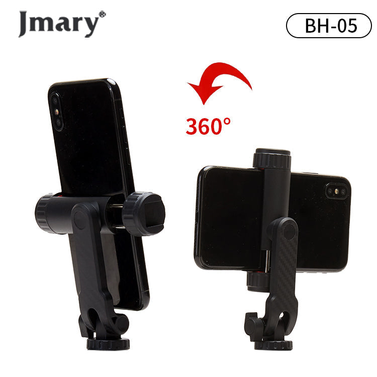Support smartphone JMARY BH-05 double cold shoe – vue 3
