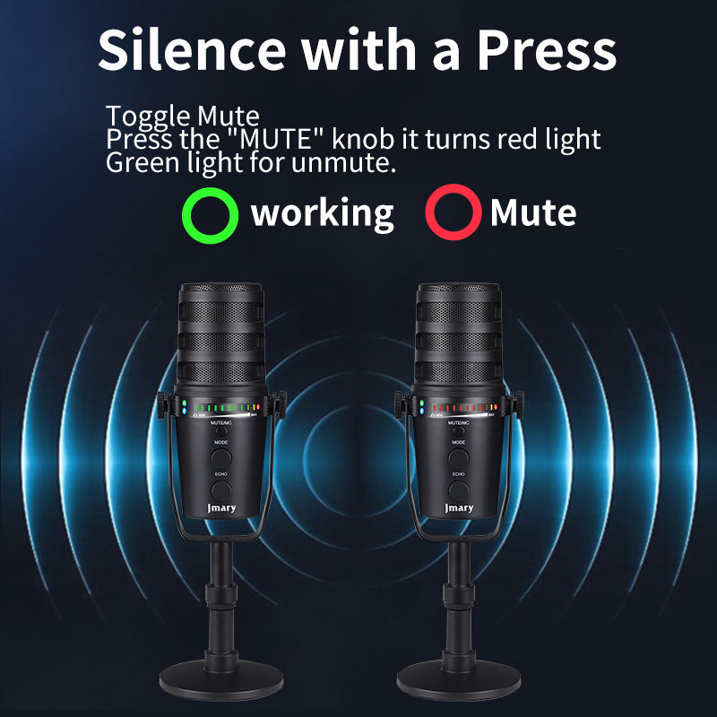 Micro JMARY MC-PW12 XLR et USB – vue 2