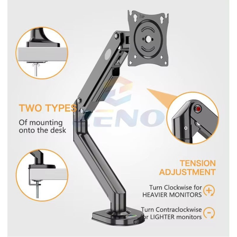 Bras support écran Zeno M8 – vue 3