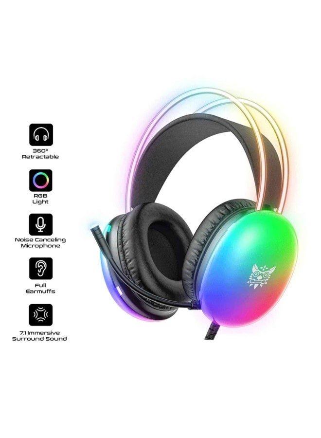 Casque gaming ONIKUMA X29 RGB – vue 5