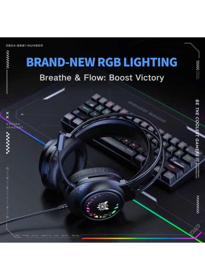 Casque gaming Onikuma X92 RGB – vue 3