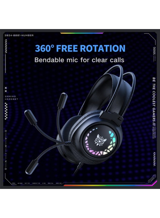 Casque gaming Onikuma X92 RGB – vue 4