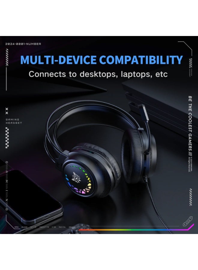 Casque gaming Onikuma X92 RGB – vue 5