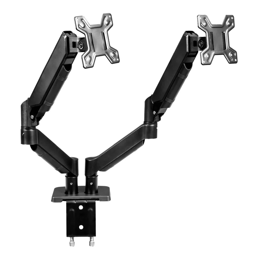 Support double écran ergonomique à ressort à gaz – vue 1