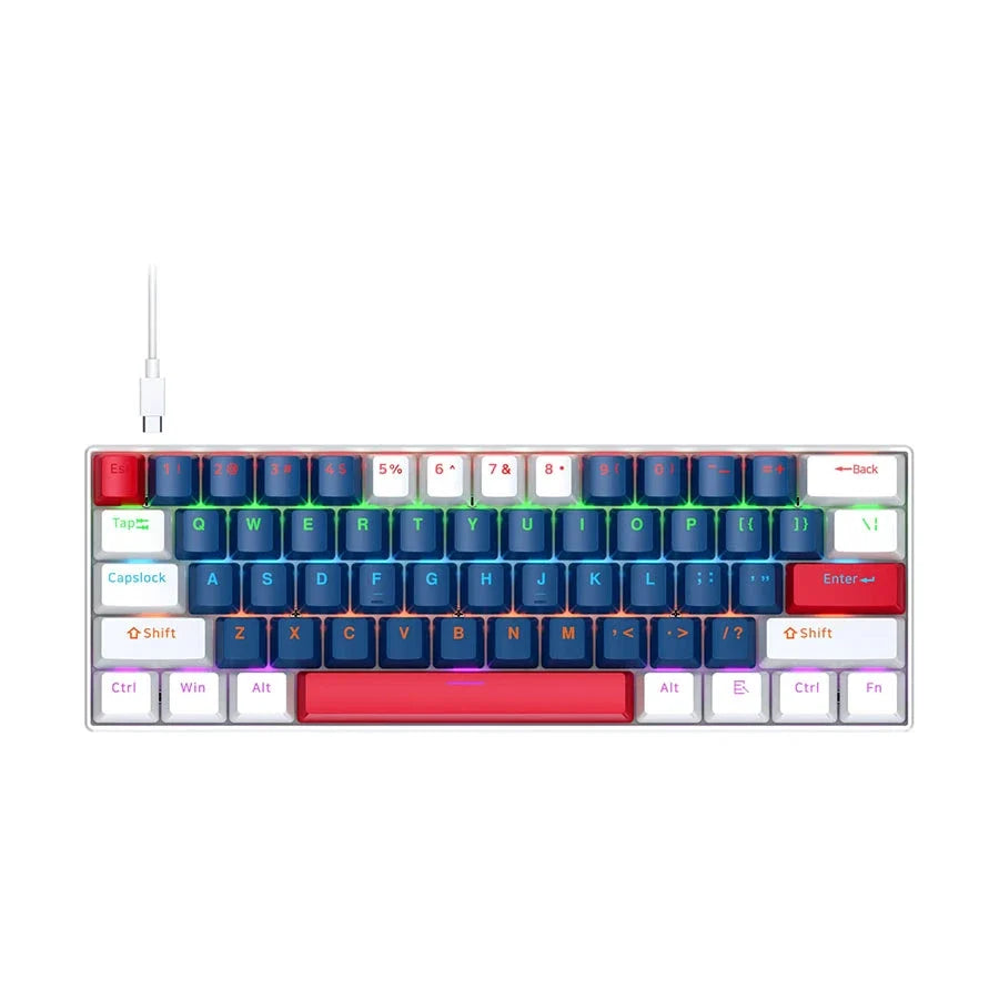 Clavier mécanique T-WOLF T60 RGB – vue 2